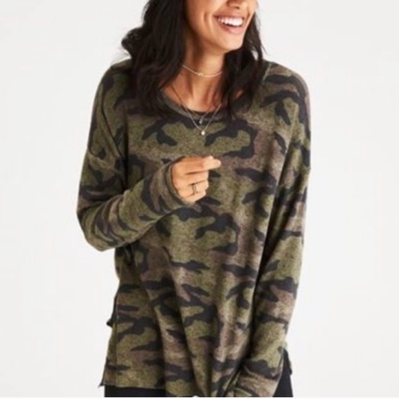 American Eagle Outfitters Sweaters - American Eagle Soft & Sexy Camo Sweater